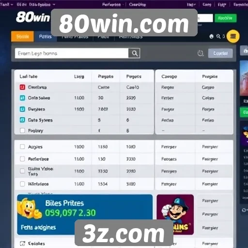 Comparativo entre 80win.com e outros sites de apostas